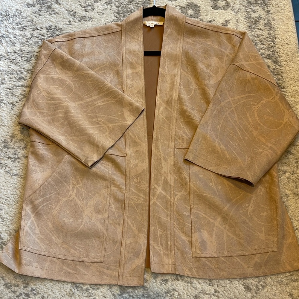 Suede (faux) jacket